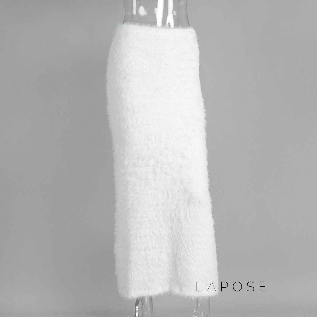 Isadora Faux Fur Maxi Skirt [KC8B246Y]