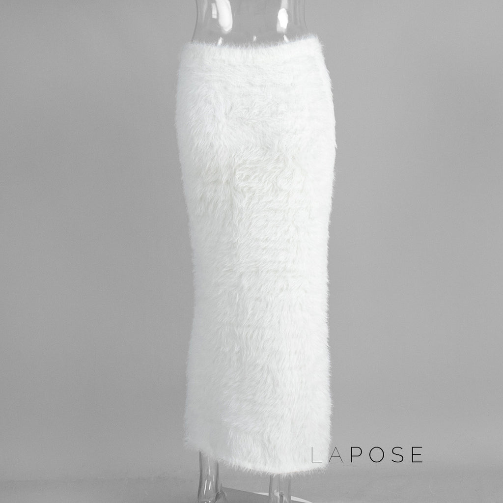 Isadora Faux Fur Maxi Skirt [65UMI0Z4]