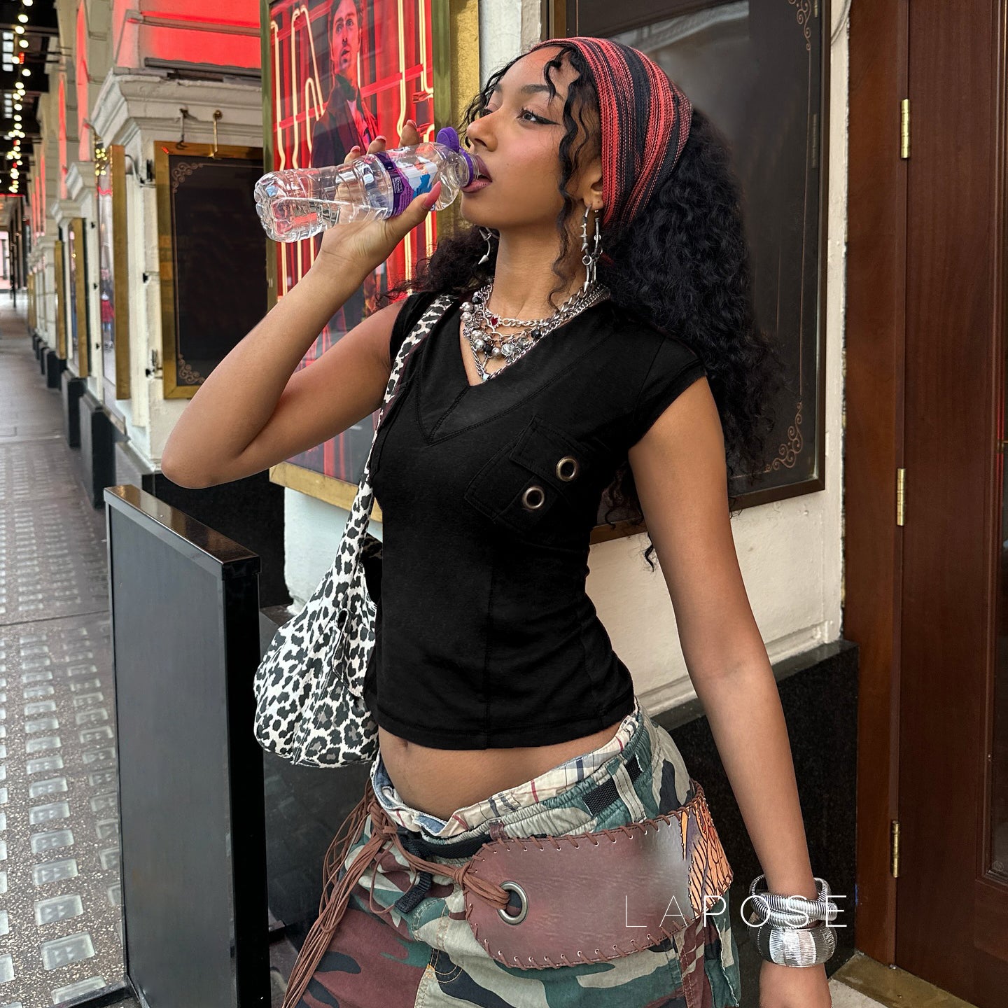 Ishika Fitted V-Neck Crop Top
