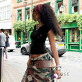 Ishika Fitted V-Neck Crop Top