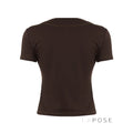 Ishika Fitted V-Neck Crop Top