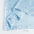 Issabella Blue Sequin Mini Dress [3NCEH3BL]