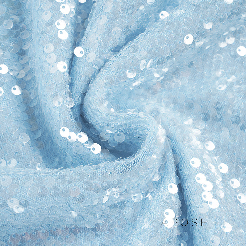 Issabella Blue Sequin Mini Dress [HZUVKNHL]