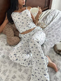 Issabella Pleated Wide-Leg Set [I98K7R1T]