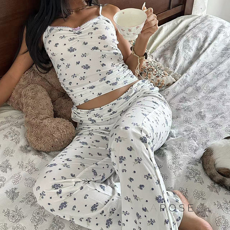 Issabella Pleated Wide-Leg Set [185J9OX9]