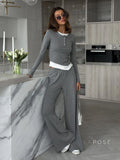 Ivey Patchwork Lounge Pant Set [O2BJH9O0]