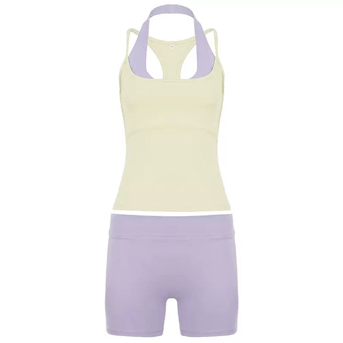 LaPose - Ivory Layered Three Piece Set - Yellow Color