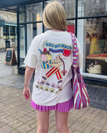 Izabela Gelateria Graphic Oversized T-Shirt
