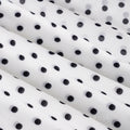Izel Polka Dot Mesh Midi Skirt