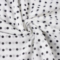 Izel Polka Dot Mesh Midi Skirt