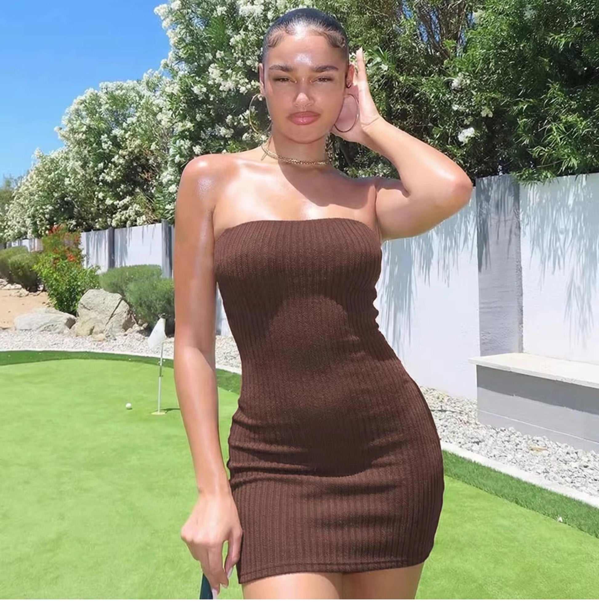 Jacquard Two-Piece Mini Skirt Set [3ORMGVH0]