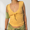 Jadyn Ribbed Scoop Neck Top [4GOXAEW3]
