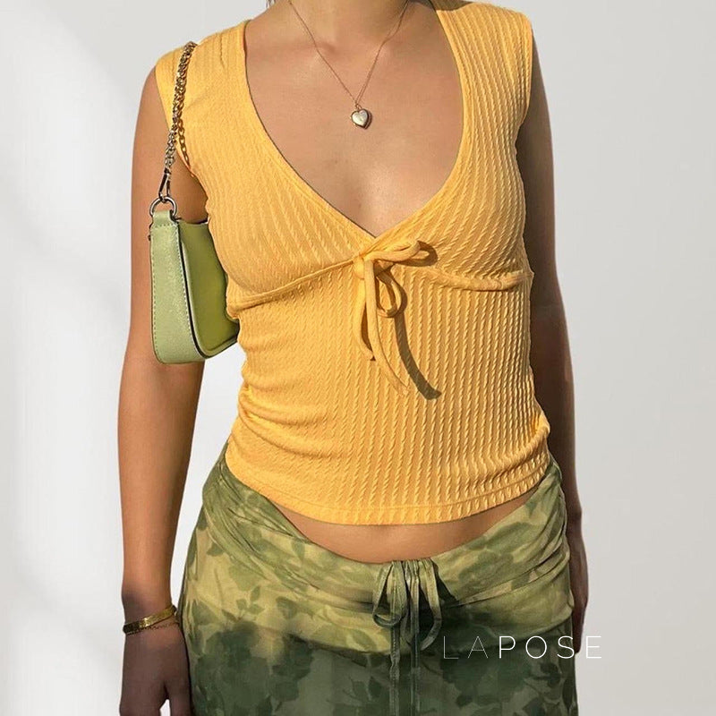 Jadyn Ribbed Scoop Neck Top [DJMQH7GT]