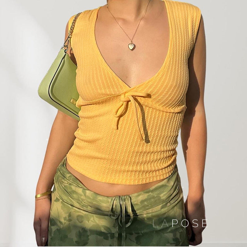 Jadyn Ribbed Scoop Neck Top [EFVFYD7P]