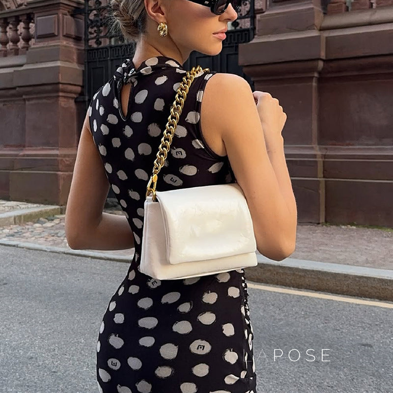 Jaelle Polka Dot Mini Dress [CEFR9CRW]
