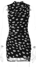 Jaelle Polka Dot Mini Dress [26DW4ZP7]