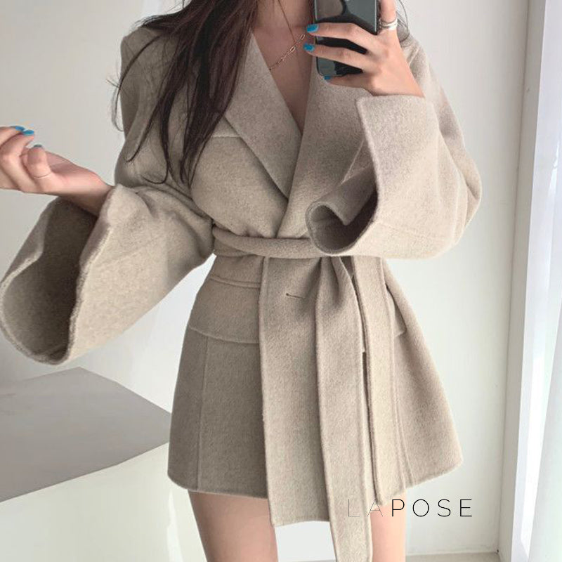 Jalaya Tailored Belted Coat [PT0IGLQO]