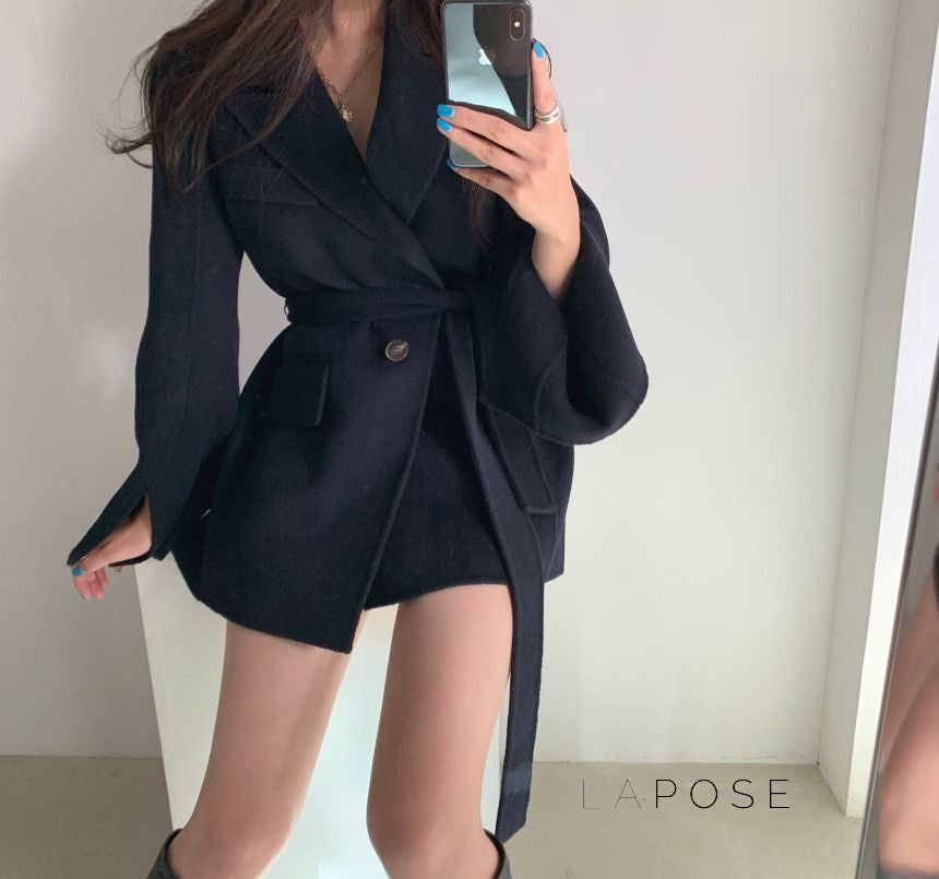 Jalaya Tailored Belted Coat [XE0LCYPD]