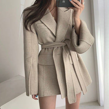 Jalaya Tailored Belted Coat [68825MLK]