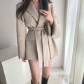 Jalaya Tailored Belted Coat [31TJM0H0]
