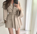 Jalaya Tailored Belted Coat [TKA381JM]