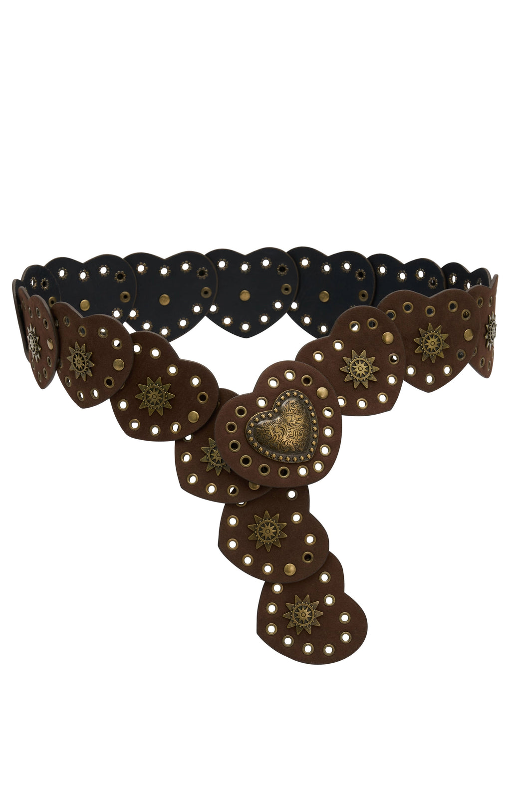 LaPose Jaleigh Chunky Heart Buckle Belt