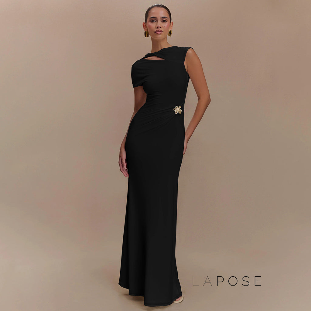 Jaleyah Backless Midi Dress [INRXC7DF]