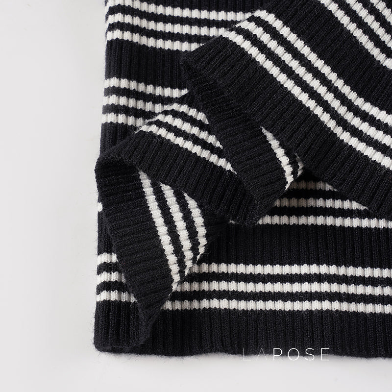 Jamari Striped Cardigan Short Set [JIQX0CW1]