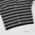 Jamari Striped Cardigan Short Set [CKH5IRMO]
