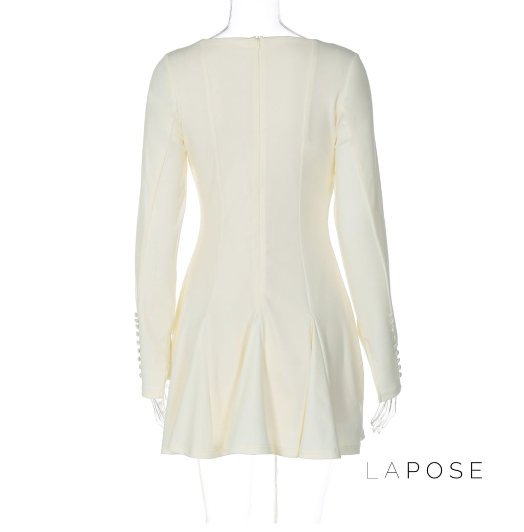 Jamyah Pleated Mini Dress [D1GCFL69]