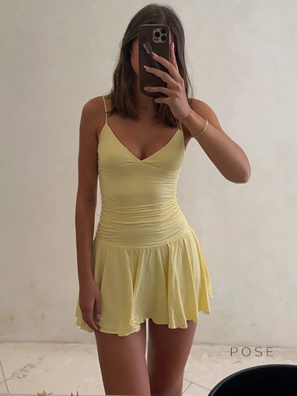 Javeah Ruched Bodycon Mini Dress [XT378HK3]