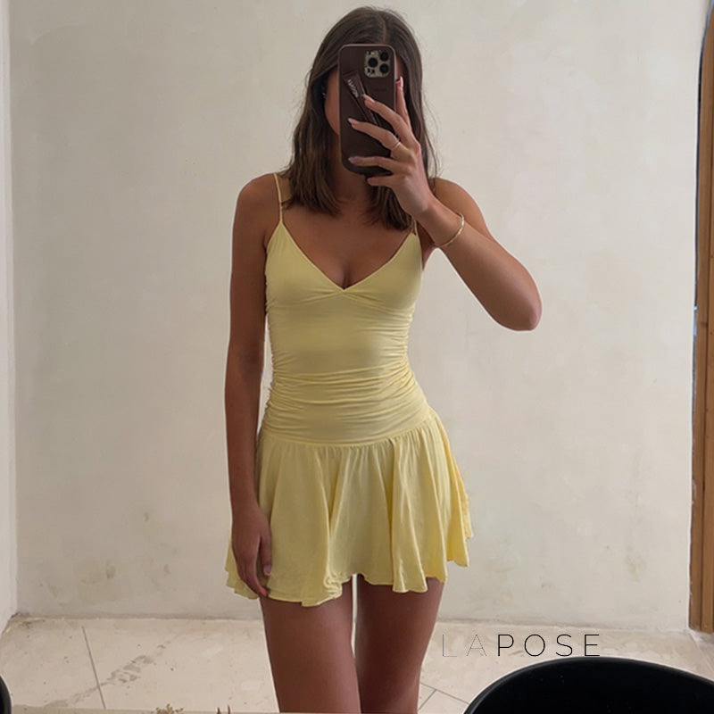 Javeah Ruched Bodycon Mini Dress [99TIF03Z]