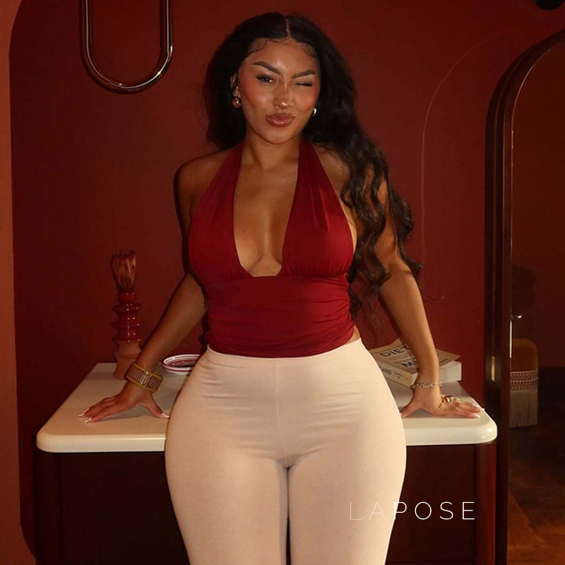 Jayana Halter Crop Top [G5YKCKVD]