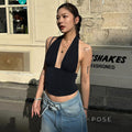 Jayana Halter Crop Top [7BNC1Z35]
