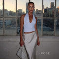 Jayana Halter Crop Top [FXW59S2N]