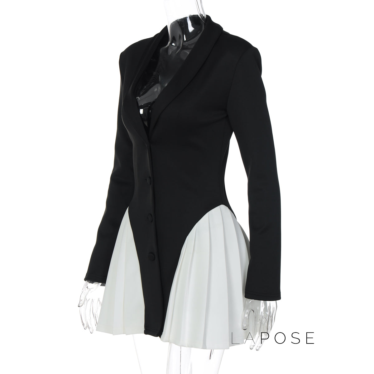 Jayani Contrasting Trim Skirt Set [SNGXV39B]