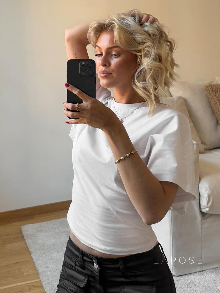 Jaylynn Relaxed Crop Top [CXGT3T51]