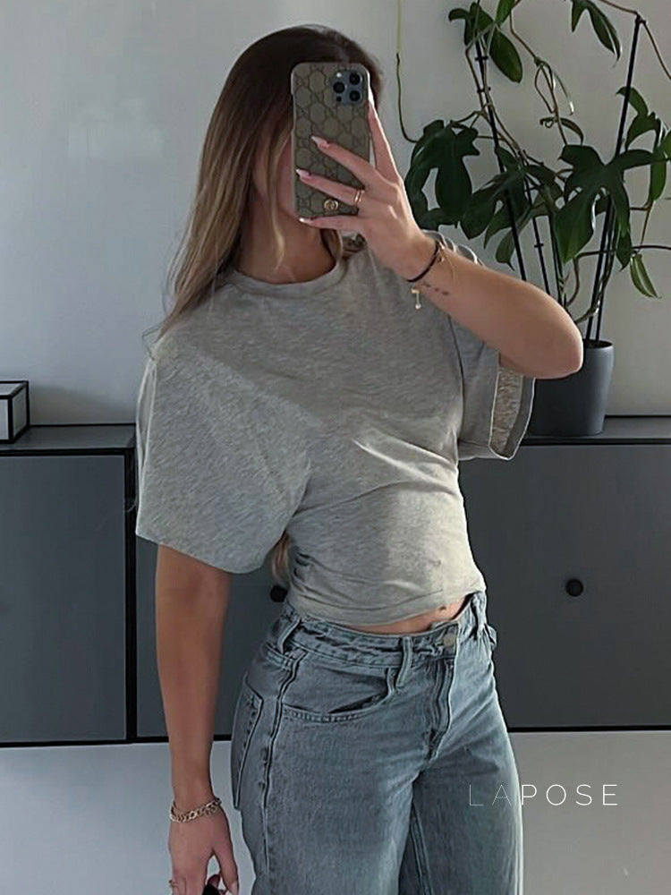Jaylynn Relaxed Crop Top [BR1UTCWC]