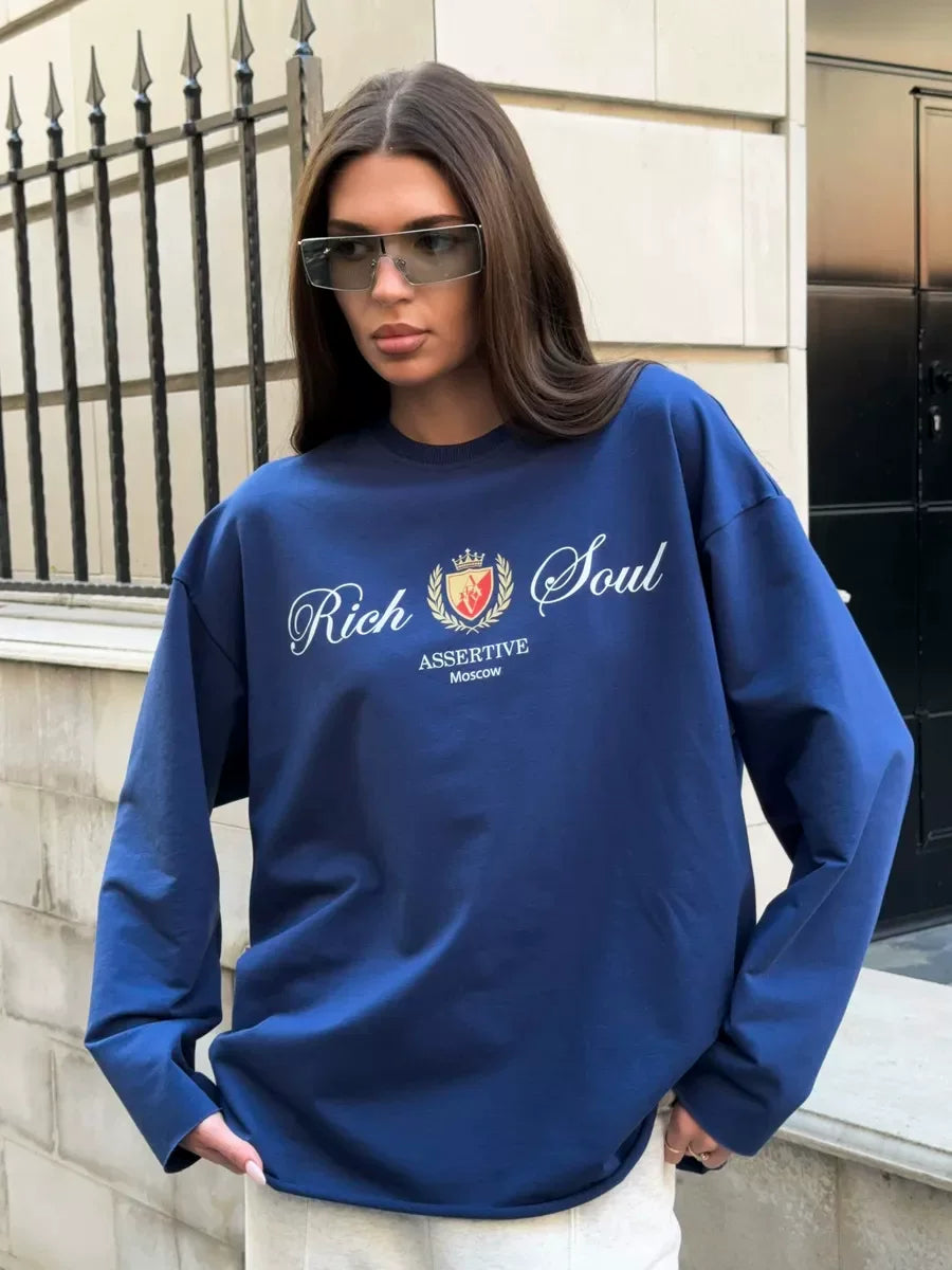 LaPose - Jayme Graphic Long Sleeve Top