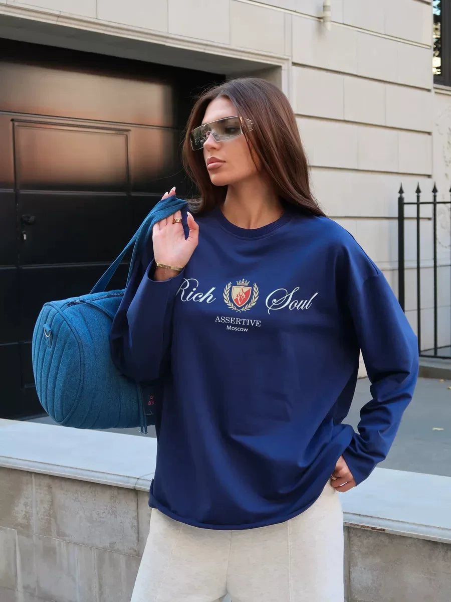 LaPose - Jayme Graphic Long Sleeve Top