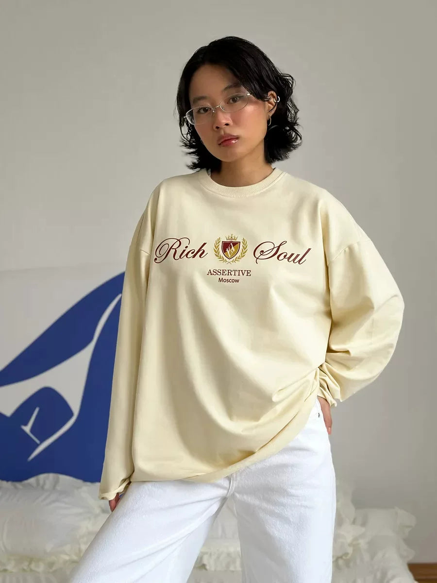 LaPose - Jayme Graphic Long Sleeve Top