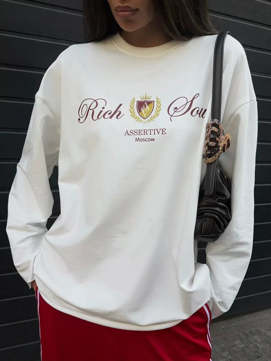 LaPose - Jayme Graphic Long Sleeve Top