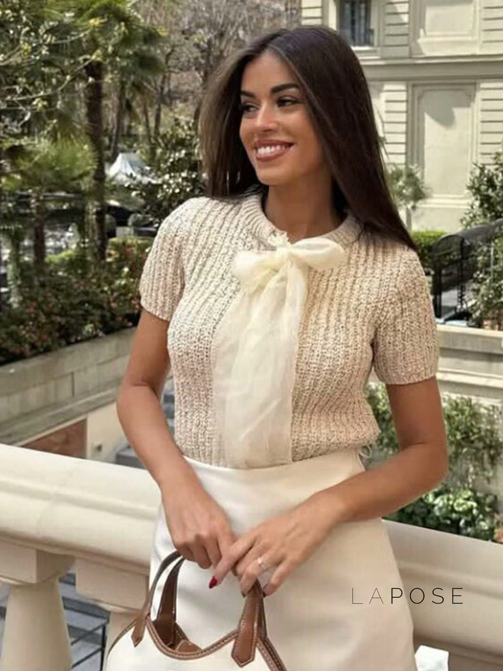 Jazmyne Bow Knit Cardigan [WAGPDFB2]