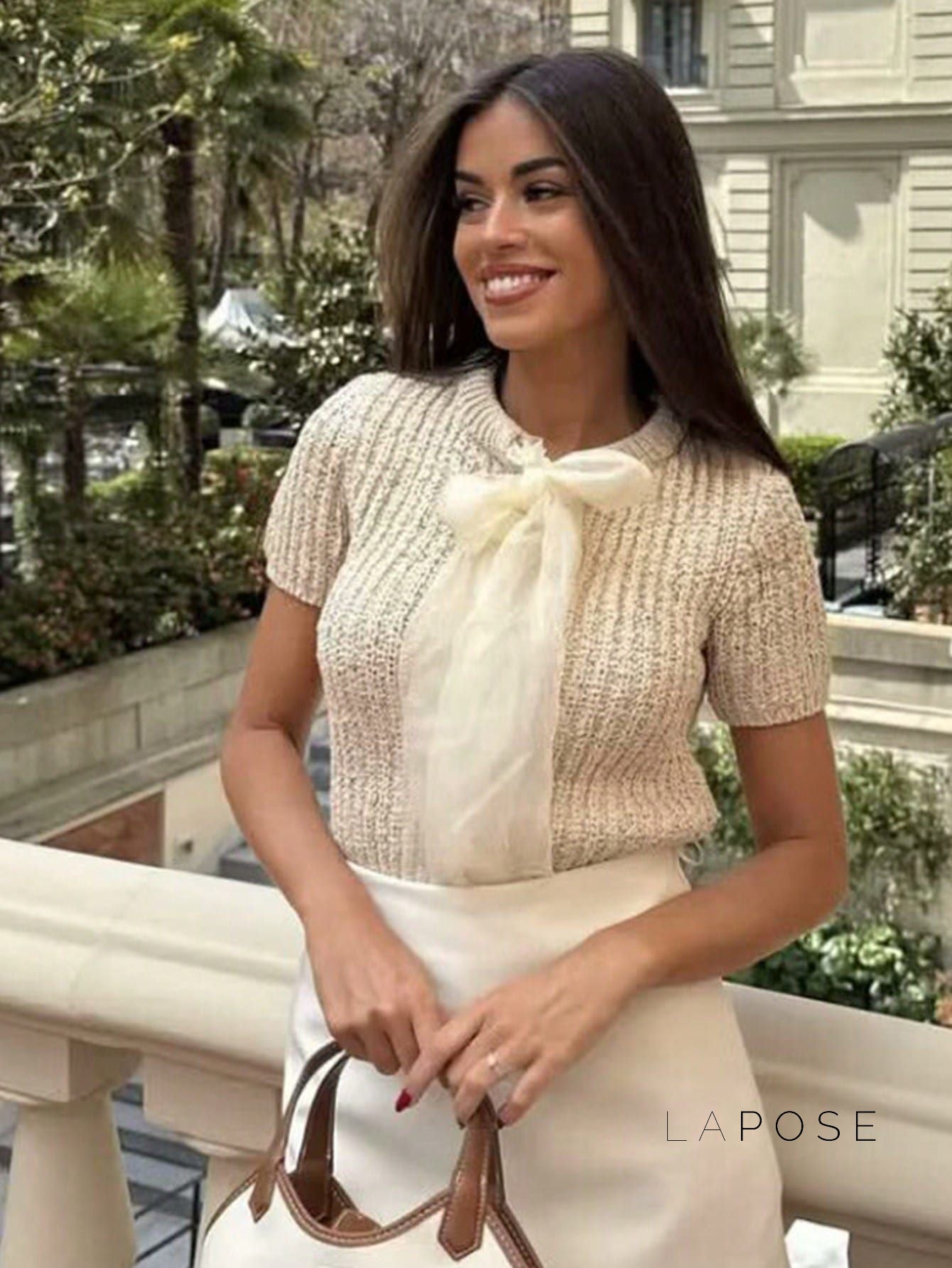 Jazmyne Bow Knit Cardigan [WAGPDFB2]