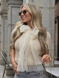 Jazmyne Bow Knit Cardigan [WKAUX55D]