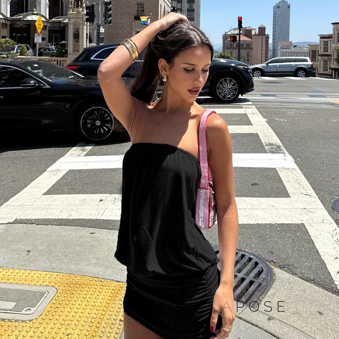 Jeanelle Strapless Mini Dress [VNCIZQOA]