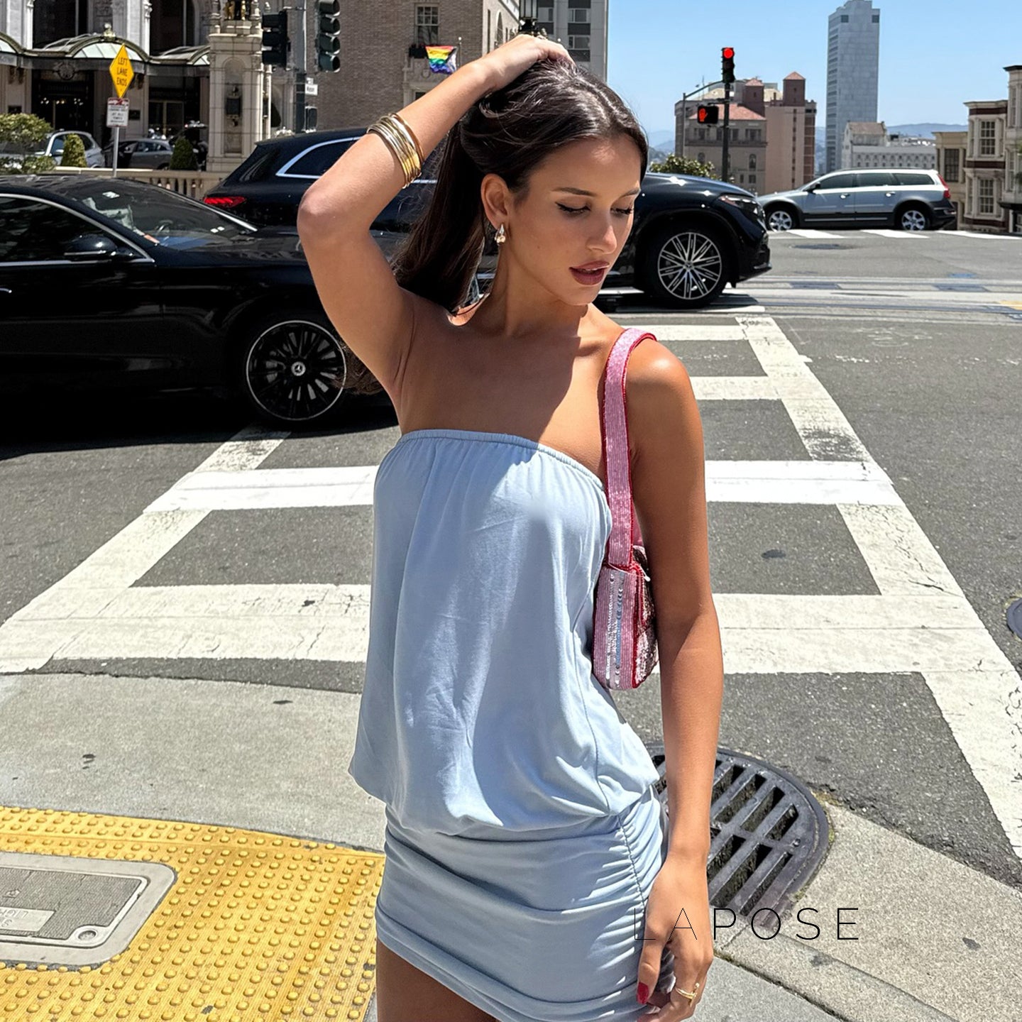 Jeanelle Strapless Mini Dress [ZDIXEJ85]