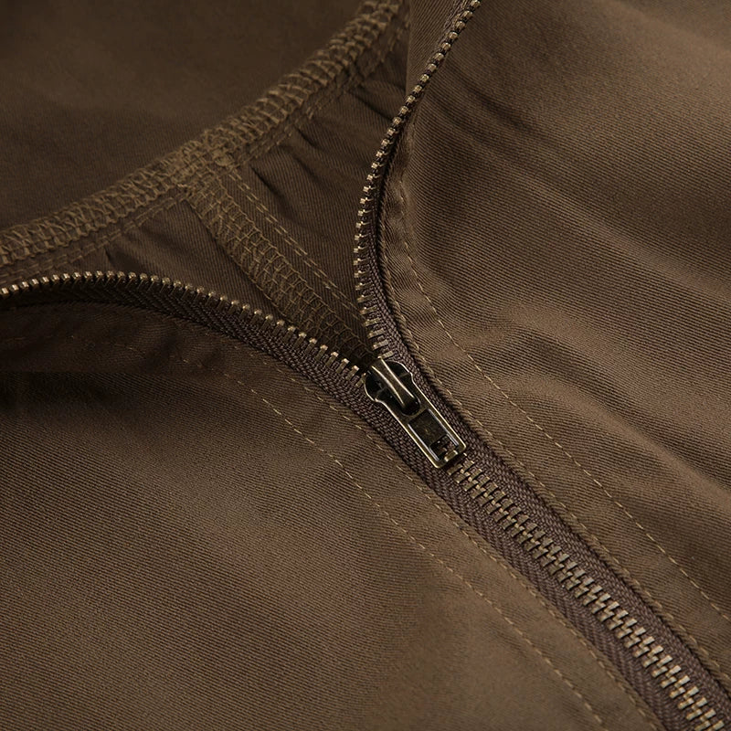 LaPose - Jeanette Cropped Utility Zip Jacket