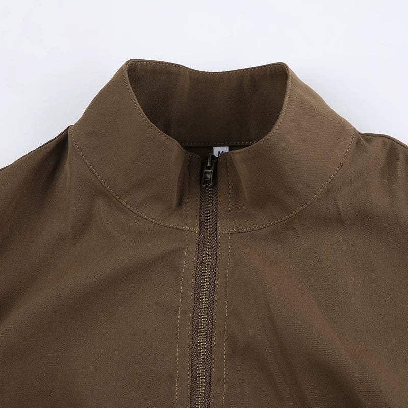 LaPose - Jeanette Cropped Utility Zip Jacket