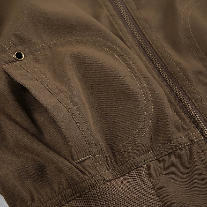 LaPose - Jeanette Cropped Utility Zip Jacket